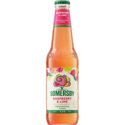 Somersby Raspberry Lime Cider Doos 24x33 cl 4,5%   - Hansen Dranken