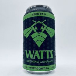 Watts Apian III IPA Can - Bottleworks