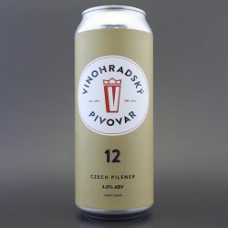 Vinohradský pivovar - Vinohradská 12 - 4.8% (500ml) - Ghost Whale