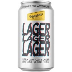 Wayward Brewing Lager Lager Lager Low Carb Wayward Brewing Lager Lager Lager Low Carb