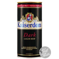 Bia Kaiserdom Dark Lager 4.7% – Lon 1 Lit – Thùng 12 Lon - First Beer – Bia Nhập Khẩu Giá Sỉ