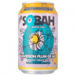 Sobah Beer Davidson Plum GF Ale - Only Craft Beer