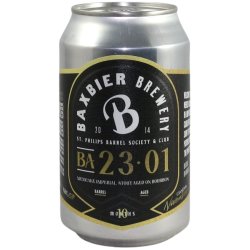 Baxbier BA23.01 (St. Philips Barrel Society & Club)
