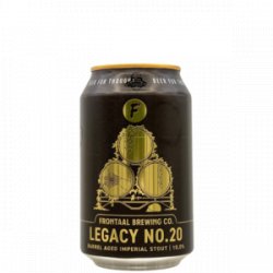 Frontaal – Legacy No. 20 - Rebel Beer Cans