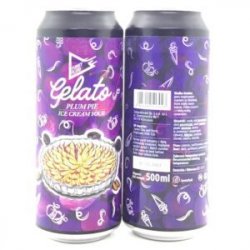 Funky Fluid  Gelato: Plum Pie Ice Cream Sour - Bath Road Beers