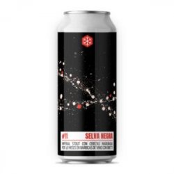 Granizo  Selva Negra  Imperial Stout Barrel Aged en Barrica de Vino, Brett y Cerezas - Barbudo Growler