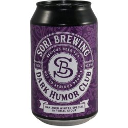 Sori Brewing Dark Humor Club Oak Aged Winter Special Sori Brewing Dark Humor Club Oak Aged Winter Special