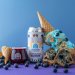 Vault City Blueberry muffin waffle cone crunch triple scoop Vault City Blueberry muffin waffle cone crunch triple scoop