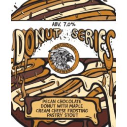 Amundsen  DONUT SERIES  Pecan Chocolate With Maple Cream Cheese Frosting Pastry Stout - Glasbanken