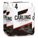 Carling 4 Pack 4% 