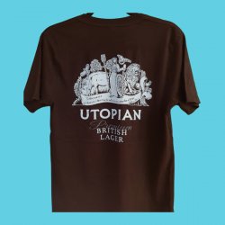 Utopian T-shirt - Black — Utopian Brewing - Utopian Brewing Limited