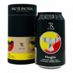 RYGR Brygghús – HUGIN BA Imperial Stout Tennessee Whiskey - Rebel Beer Cans