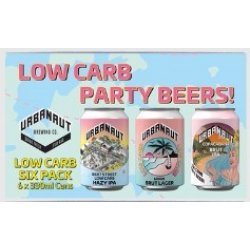 Urbanaut Low Carb 3 x 2 Mixed Pack 6x330mL - The Hamilton Beer & Wine Co