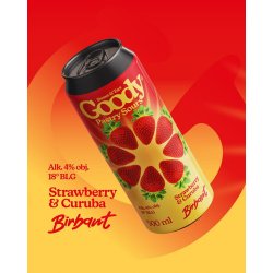 Birbant Goody Strawberry & Curuba 500ml - Funky Fluid