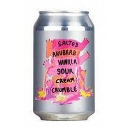 Lervig Salted Rhubarb Vanilla Sour Cream crumble 330ML - Drink Store