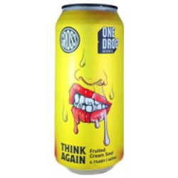 One Drop x Gross Brewing Think Again Fruited Cream Sour 440mL ABV 6.1%  Australian Craft Beer - Hopshop