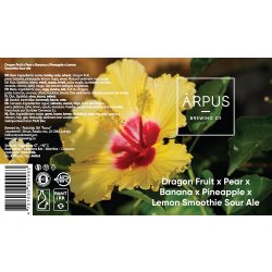 Ārpus Brewing Co. Dragon Fruit X Pear X Banana X Pineapple X Lemon Smoothie Sour Ale