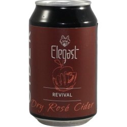 Elegast Cidery Revival Dry Rosé Cider Elegast Cidery Revival Dry Rosé Cider