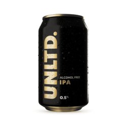 UNLTD.  IPA 0.5% - The Alcohol Free Co