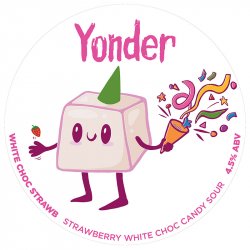 Yonder Brewing White Choc Strawb
