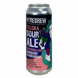 Rebrew Toloka Raspberry Blackcurrant Marshmallow Sour Ale
