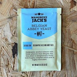 Belgian Abbey Ale Beer Yeast - Mangrove Jacks - M47 - 10g - Brewbitz Homebrew Shop