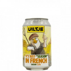 Uiltje  It’s Just Season In French - Rebel Beer Cans