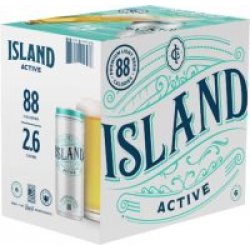 Island Active Lager 12oz 12pk Cn - Luekens Wine & Spirits