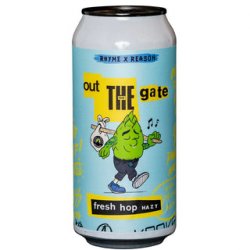 Rhyme & Reason out The Gate Fresh Hop Hazy IPA 440ml - The Beer Cellar