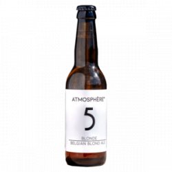 Brasserie Atmosphère°  N°5 Blonde Belgian Blond ALE 33cl - Hyperboissons