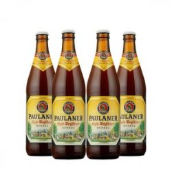 Pack 4 s Paulaner Hefe-weiss Dunkel 500ml - CervejaBox