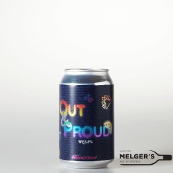 Poesiat & Kater  Out & Proud India Pale Lager 33cl Blik - Melgers