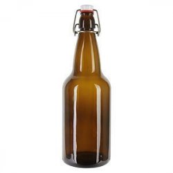 Botella ambar 1 litro ez cap - TicoBirra