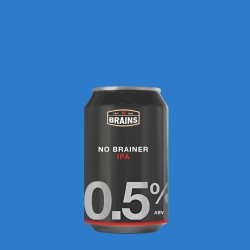 Brains 'No Brainer' Alcohol Free IPA (0.5% ABV) - Wise Bartender