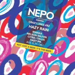 Nepomucen Crazy Lines 82: Hazy Rain 500ml - Funky Fluid