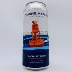 Channel Marker Blackberry Saison Cider Can - Bottleworks