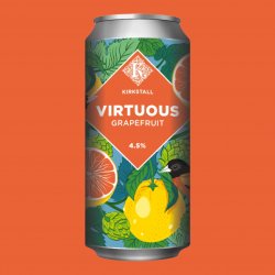 VIRTUOUS GRAPEFRUIT  FRUITED SESSION IPA  4.5%  440ML  12 PACK - Kirkstall Brewery
