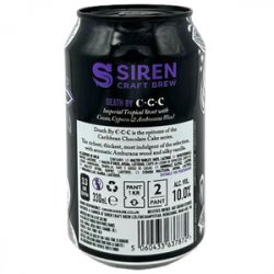 Siren Craft Brew Siren Death by C.C.C 2023 - Beer Shop HQ