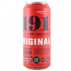 Beak & Skiff Original 1911 Premium Small Batch Hard Cider - CraftShack