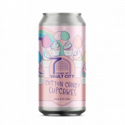 Vault City Brewing Cotton Candy Cupcakes