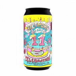 Amundsen Brewery 11th Birthday Cake - Mango, Pineapple, Coconut & Lime Ice Cream Cake W/ Vanilla Swirl Pastry Sour