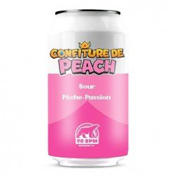 90 BPM Confiture De Peach Sour Pêche Passion - 33 cl - Drinks Explorer