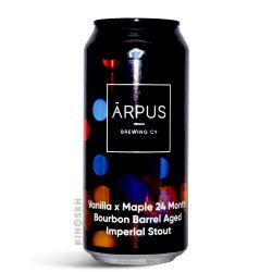 Ārpus Brewing Co. Vanilla x Maple 24 Month Bourbon Barrel Aged Imperial Stout - Kihoskh