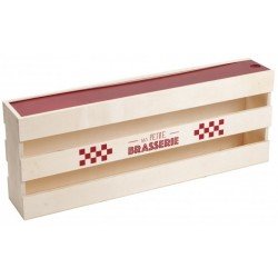 COFFRET bois Demi-mètre pour 8 bouteilles BIERES 50.7x8x25 cm  - Sourire Des Saveurs