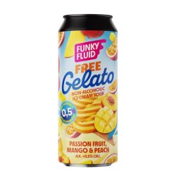 Funky Fluid Free Gelato: Passionfruit, Mango & Peach