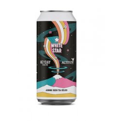 Heyday x Altitude Brewing White Star Jasmine Green Tea Kolsch 440ml - The Hamilton Beer & Wine Co