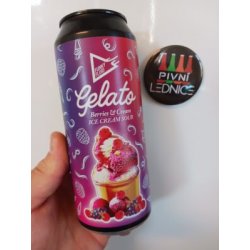 Funky Fluid Gelato: Berries & Cream 19°5,8% 0,5l - Pivní lednice