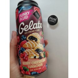 Funky Fluid Gelato: Berry Cheesecake Turnover Funky Fluid Gelato: Berry Cheesecake Turnover