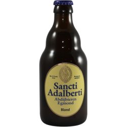 Brouwerij Egmond Sancti Adalberti Egmondse Blonde Brouwerij Egmond Sancti Adalberti Egmondse Blonde