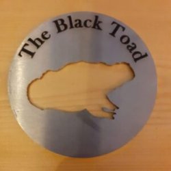 Black Toad Metal Coaster - The Black Toad